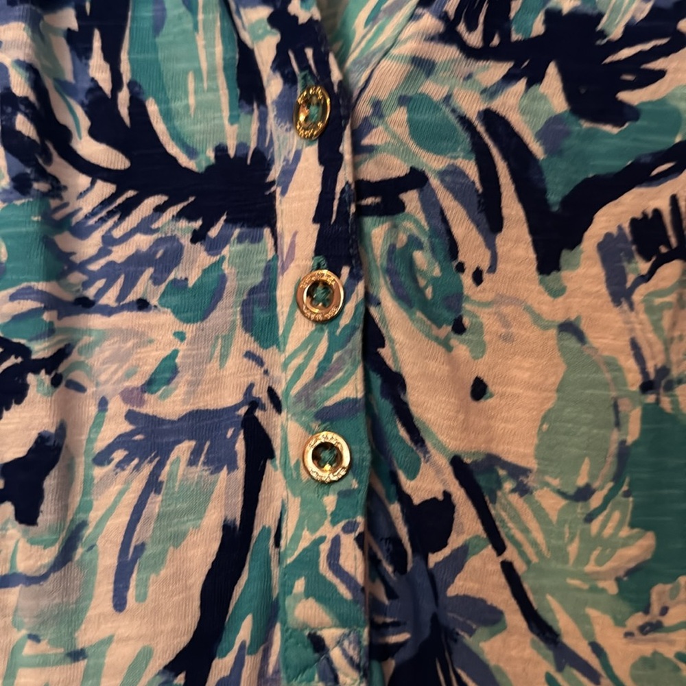 Lilly Pulitzer Womens Essie Maxi Dress In Tropical Turquoise Elephant Appeal - Picture 6 of 6